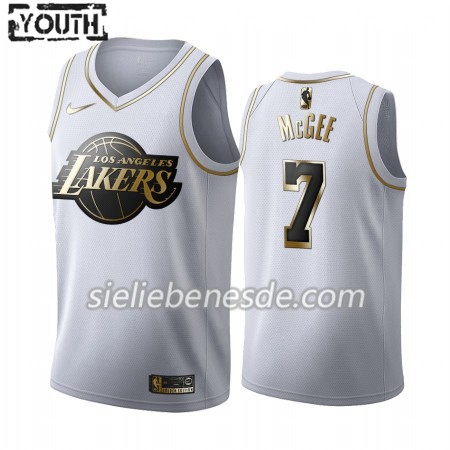 Kinder NBA Los Angeles Lakers Trikot JaVale McGee 7 Nike 2019-2020 Weiß Golden Edition Swingman